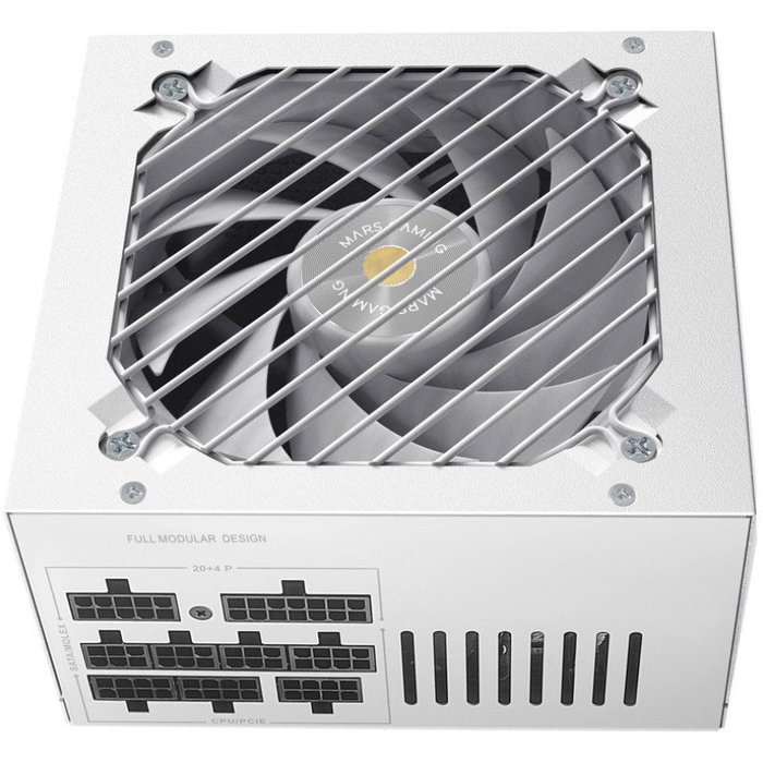 Mars Gaming Fuente de alimentación 850W Si Modular 80+ Bronze Blanco Silenciosa 90% Eficiencia